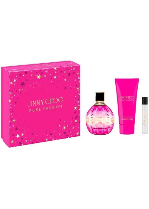 JIMMY CHOO ROSE PASSION WOMAN EDP 100ML-BODY LOTION 100ML - EDP 7.5ML