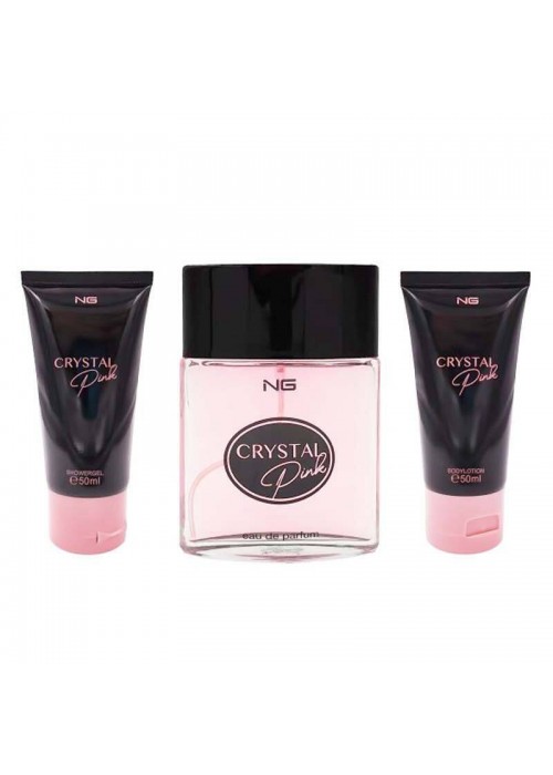 CRYSTAL PINK EDP 100ML-SHOWER GEL 50ML-BODY LOTION 50ML