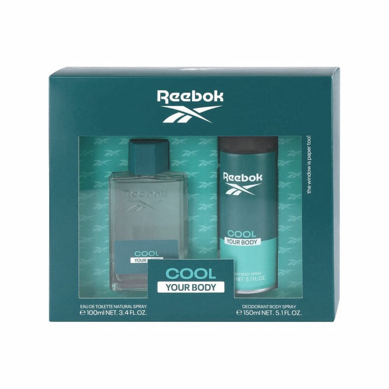 REEBOK COOL YOUR BODY SET EDT 100ML+ BODY SPRAY 150ML