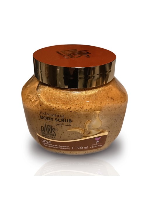 PARIS COLLECTION BODY SCRUB GOLD WALNUT SHELL POWDER 500ML