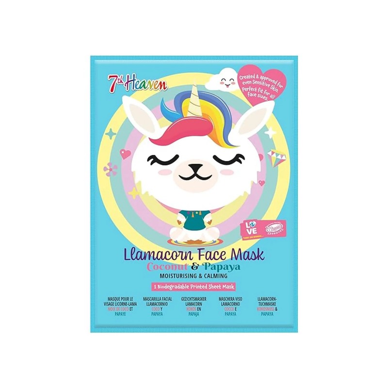 7ΤΗ LAMACORN FACE MASK COCONUT-PAPAYA