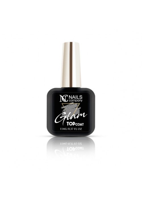 NC NAILS TOP COAT GLAM SILVER 11ML