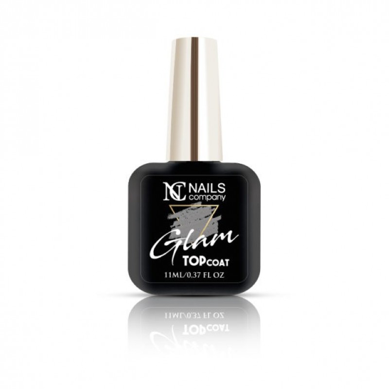 NC NAILS TOP COAT GLAM SILVER 11ML