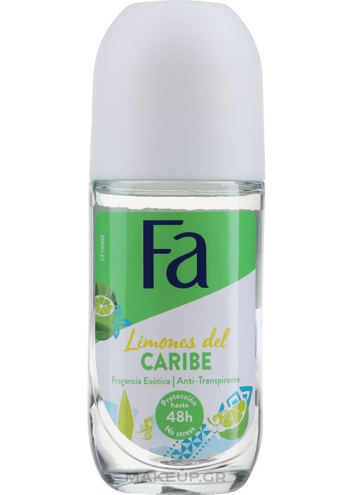FA ROLLON CARIBBEAN LEMON 50ML