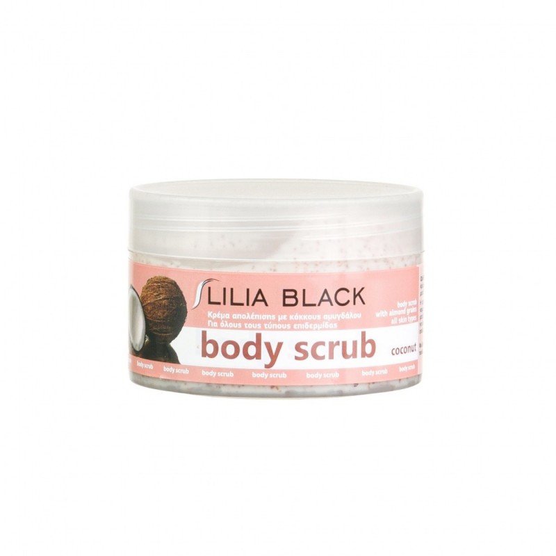 LILIA BLACK BODY SCRUB COCONUT 250ML