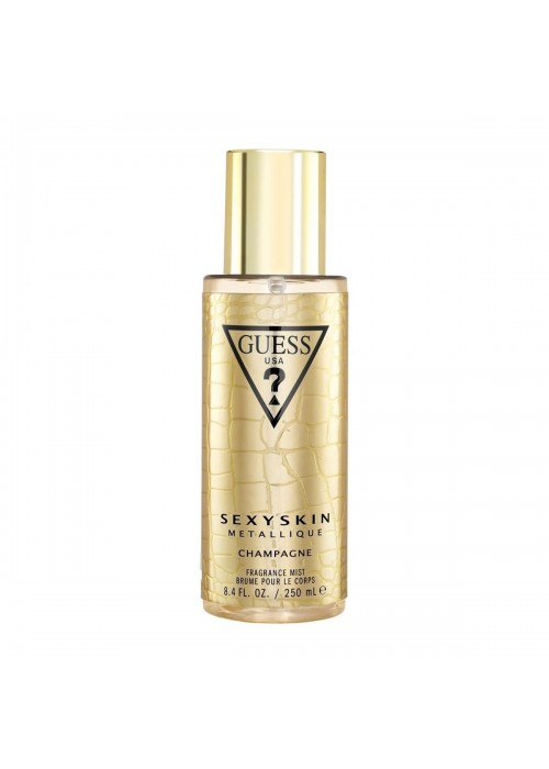 GUESS SEXY SKIN METALLIQUE CHAMPAGNE BODY MIST 250ML