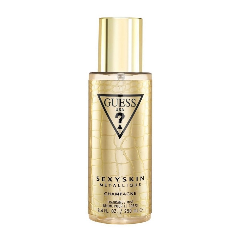 GUESS SEXY SKIN METALLIQUE CHAMPAGNE BODY MIST 250ML