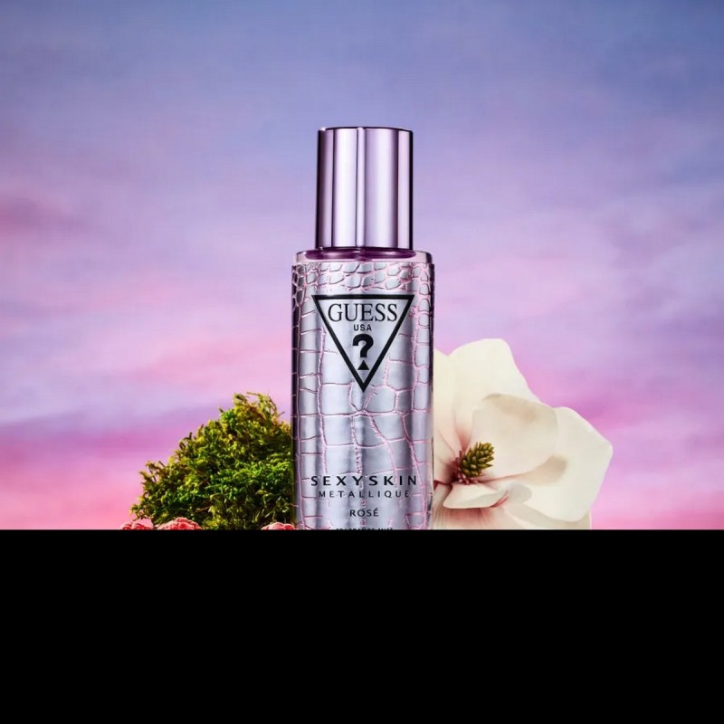 GUESS SEXY SKIN METALLIQUE ROSE BODY MIST 250ML