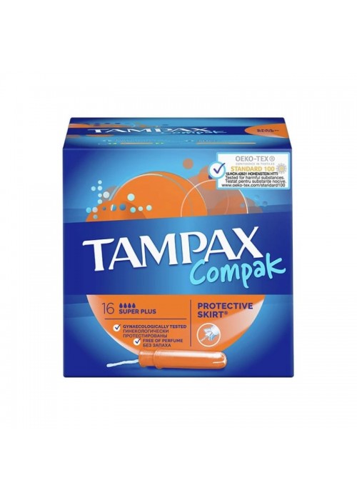 TAMPAX COMPAK SUPER PLUS 16T