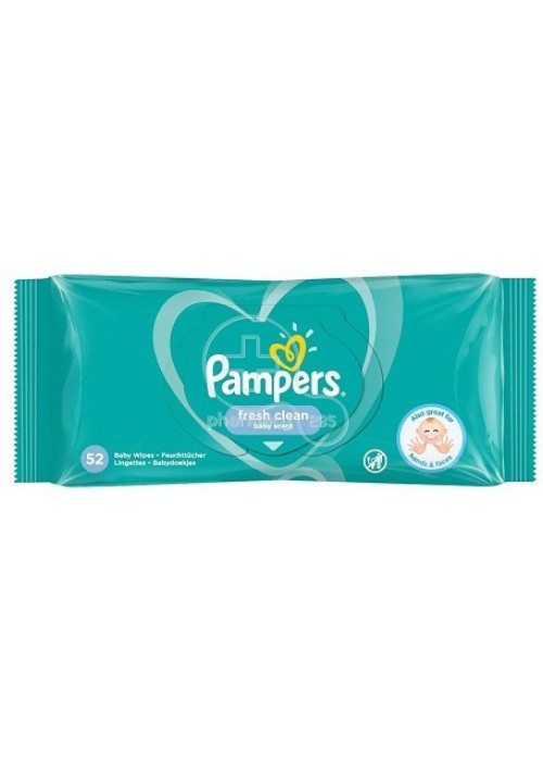 PAMPERS ΜΩΡΟΜΑΝΤΗΛΑ FRESH CLEAN 52T