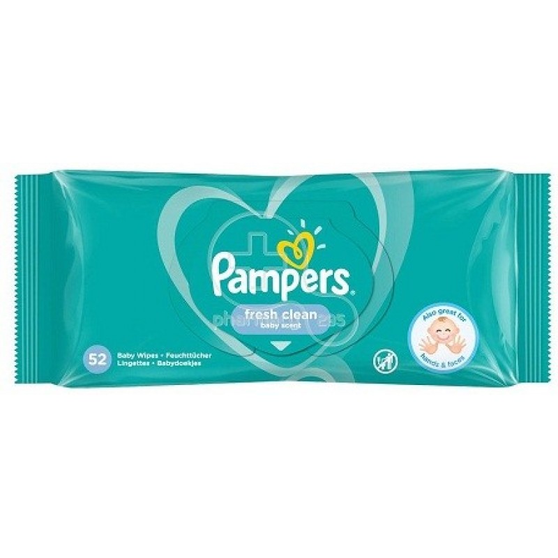 PAMPERS ΜΩΡΟΜΑΝΤΗΛΑ FRESH CLEAN 52T