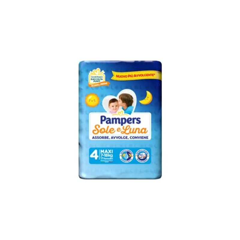 PAMPERS SOLE LUNA ΠΑΝΕΣ N.4 7-18KG 17T