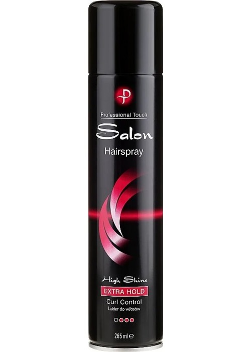 SALON ΛΑΚ ΜΑΛΛΙΩΝ PROFESSIONAL TOUCH HIGH SHINE EXTRA HOLD 265ML