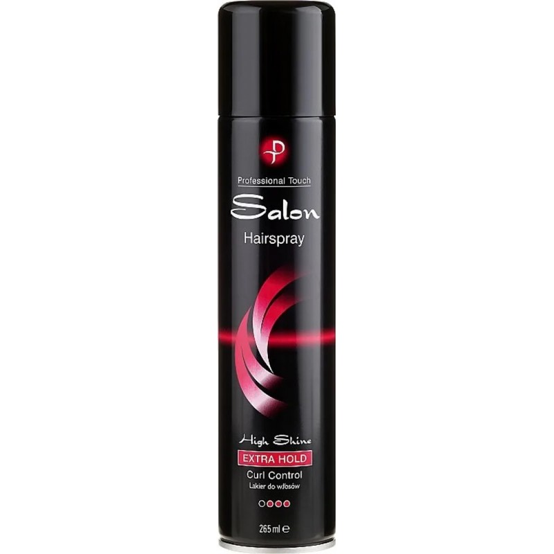 SALON ΛΑΚ ΜΑΛΛΙΩΝ PROFESSIONAL TOUCH HIGH SHINE EXTRA HOLD 265ML