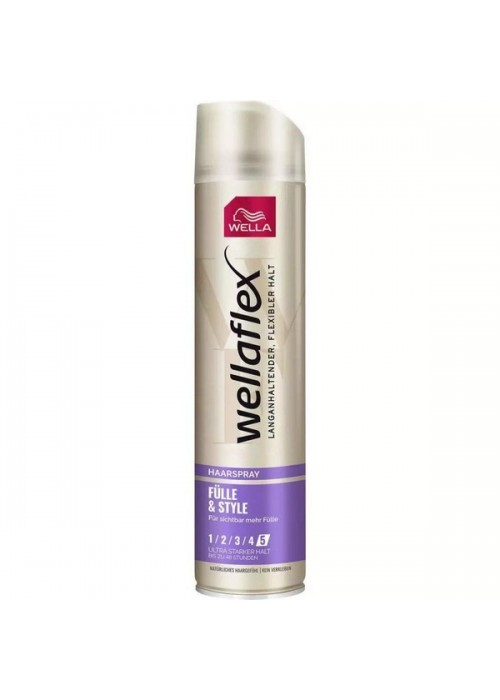 WELLAFLEX ΛΑΚ 250ML FULL & STYLE N.5