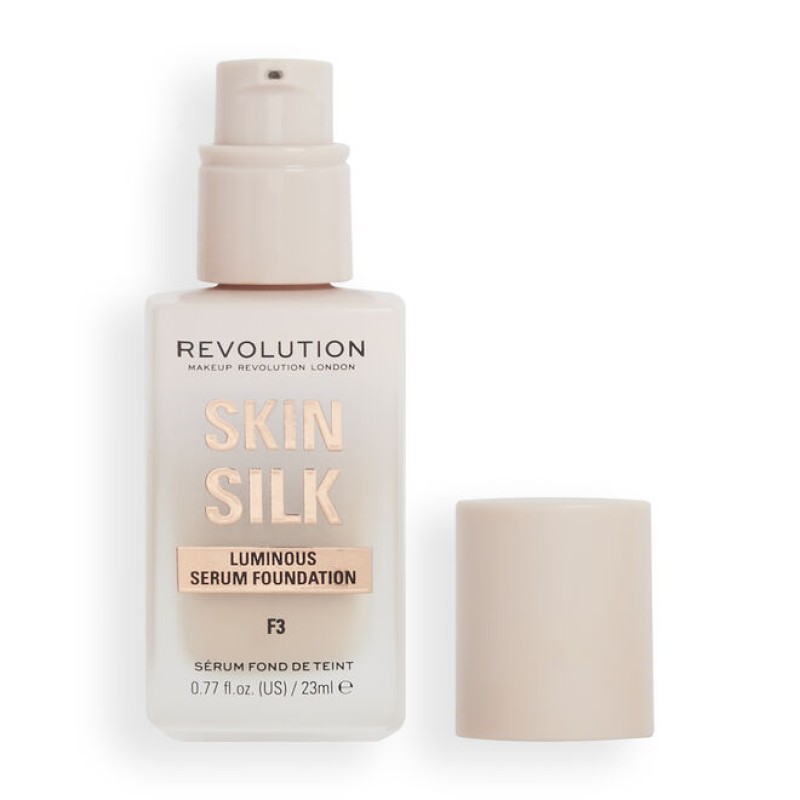 REVOLUTION SKIN SILK SERUM FOUNDATION F3 23ML
