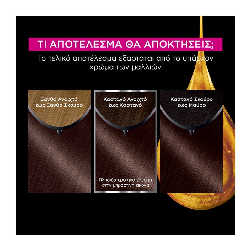 GARNIER OLIA COLOR AMMONIA FREE N.4.15 ΠΑΓΩΜΕΝΟ ΣΟΚΟΛΑΤΙ 60GR