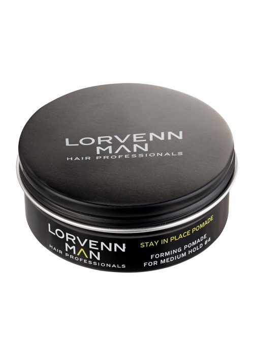 LORVENN STAY IN PLACE POMADE MEDIUM HOLD #4  80ML