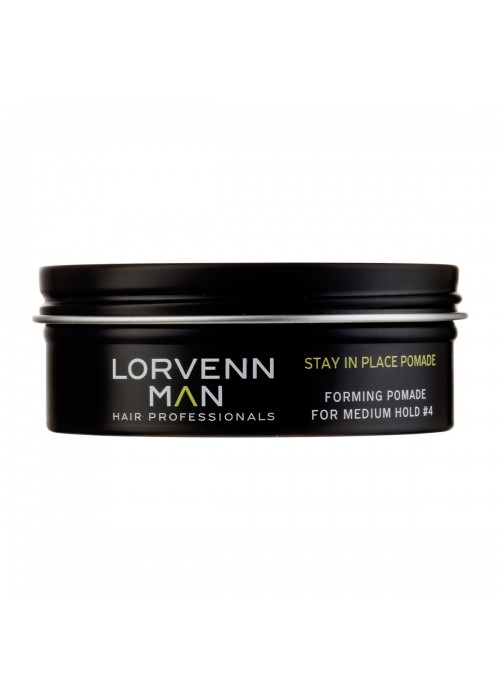 LORVENN STAY IN PLACE POMADE MEDIUM HOLD #4  80ML