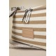 ΤΣΑΝΤΑ FRAGOLA ΧΙΑΣΤΗ BEIGE LINES