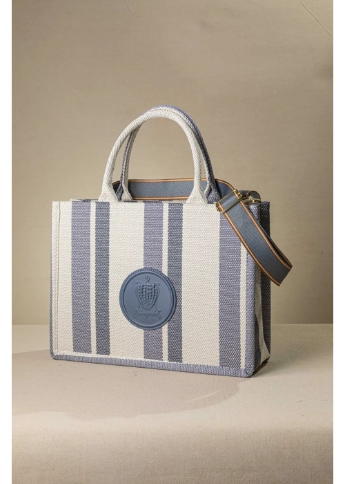 ΤΣΑΝΤΑ FRAGOLA ΩΜΟΥ SKY BLUE LINES ΨΑΘΑ