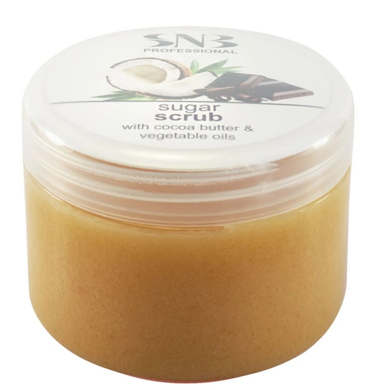 SNB SCRUB SUGAR WITH COCOA BUTTER & VEGETABLE OILS 400ML