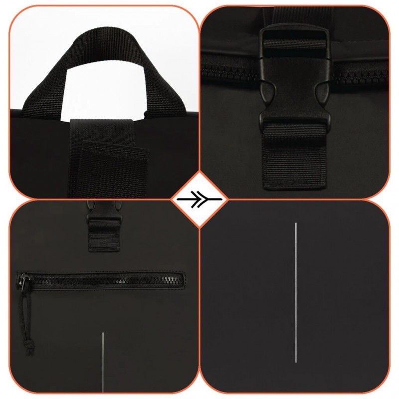 NEW REBELS ΣΑΚΙΔΙΟ MART BLACK 00 NEW REBELS ΣΑΚΙΔΙΟ MART BLACK 00