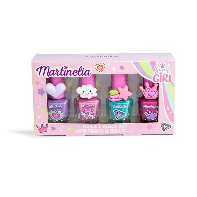 MARINELIA SUPER GIRL NAILS RINGS SET