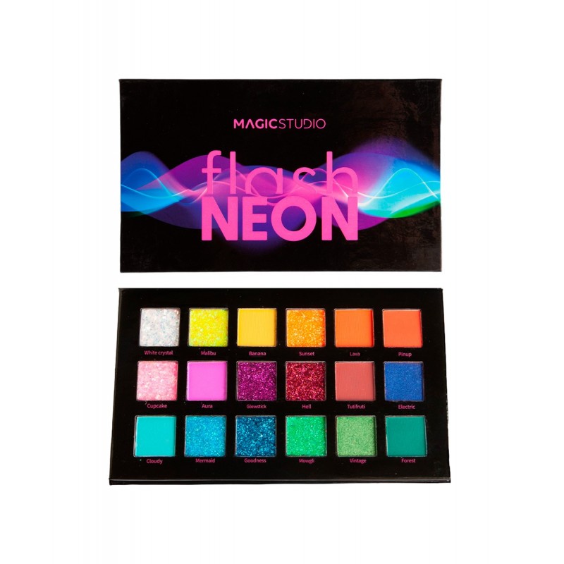 MAGIC STUDIO FLASH NEON EYESHADOW PALETTE