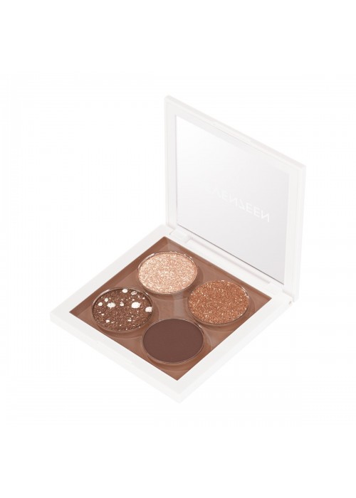 SEVENTEEN VIBRANT EYES QUAD PALETTE N.10 LOVE FOR NUDE