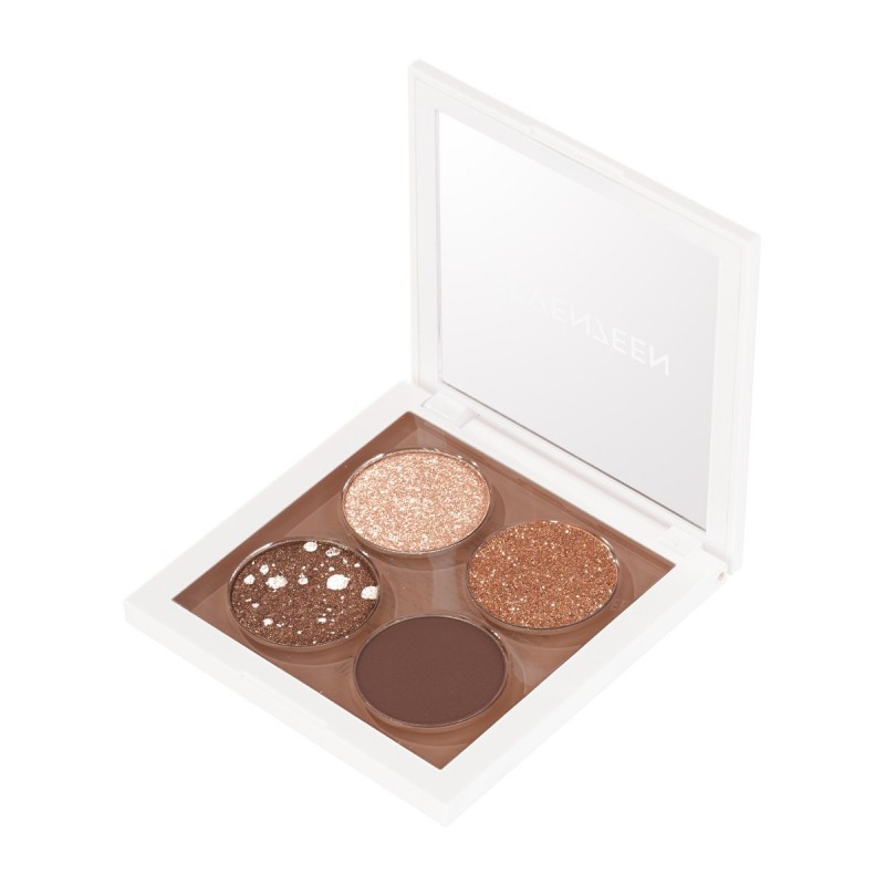 SEVENTEEN VIBRANT EYES QUAD PALETTE N.10 LOVE FOR NUDE