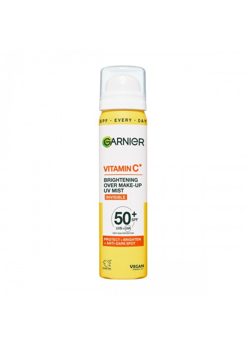 GARNIER VITAMIN C SPRAY OVER MAKE UP UV MIST 75ML