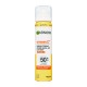 GARNIER VITAMIN C SPRAY OVER MAKE UP UV MIST 75ML