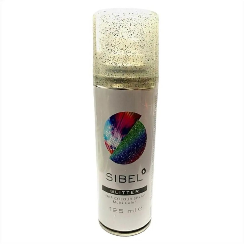 SIBEL GLITTER SPRAY MULTI COLOR125ML