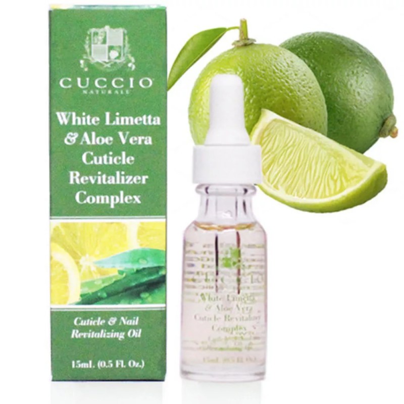 CUCCIO CUTICLE CONDITIONING OIL WHITE LIMETTA & ALOE VERA 15ML