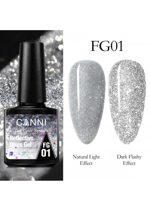 CANNI REFLECTIVE DISCO GEL FG01 7.3ML