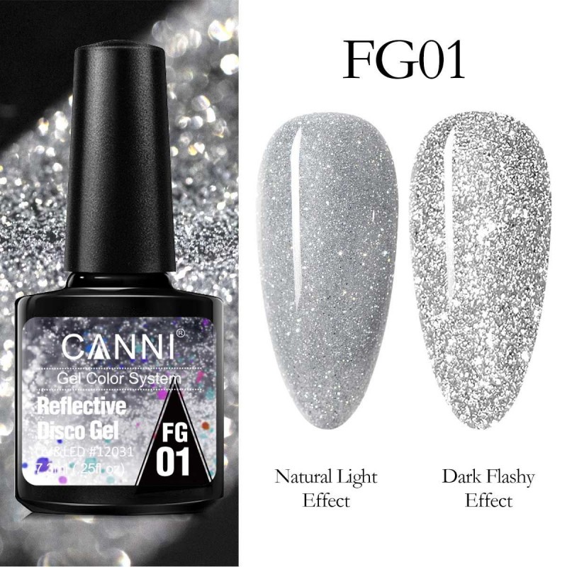 CANNI REFLECTIVE DISCO GEL FG01 7.3ML