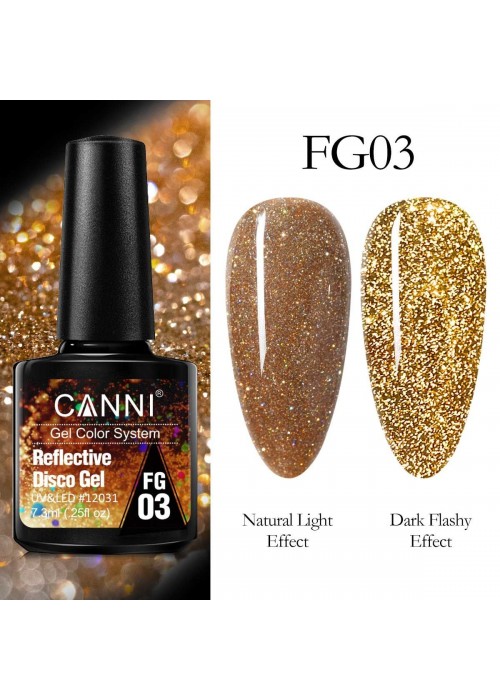 CANNI REFLECTIVE DISCO GEL FG03 7.3ML
