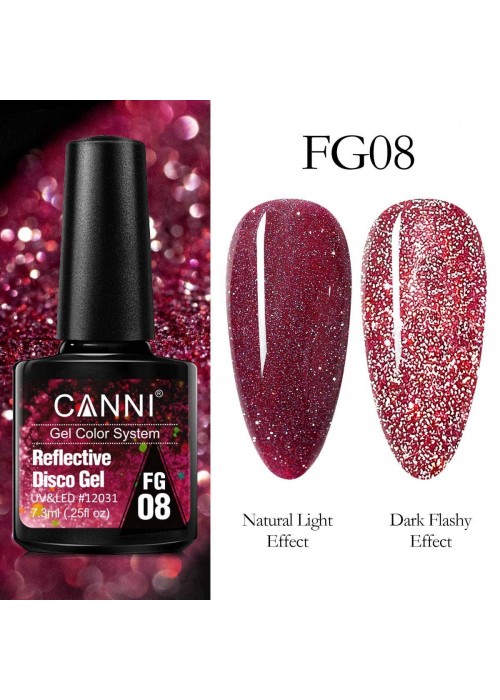CANNI REFLECTIVE DISCO GEL FG08 7.3ML