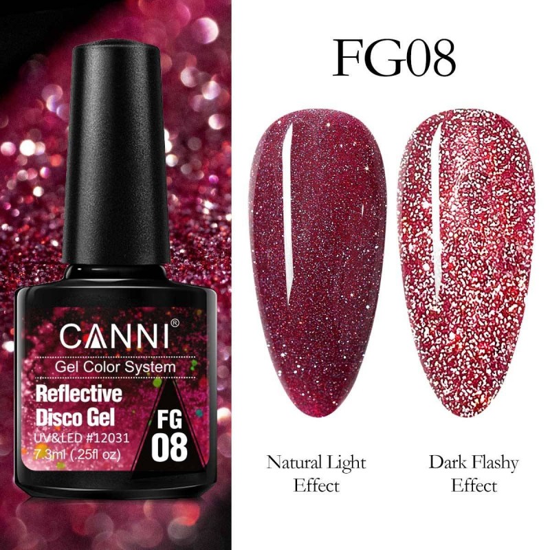 CANNI REFLECTIVE DISCO GEL FG08 7.3ML