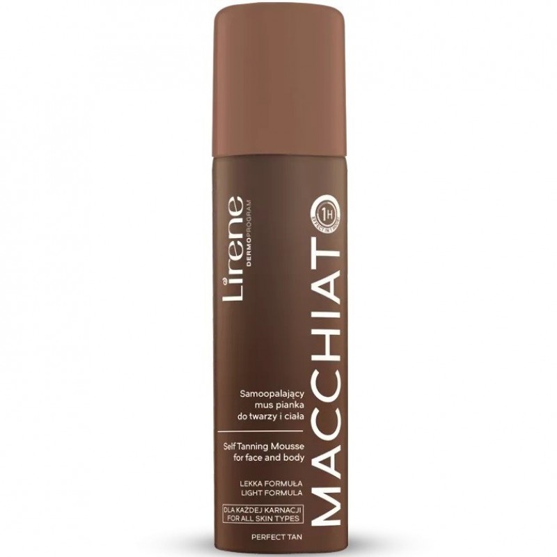 LIRENE SELF-TANNING MOUSSE FACE AND BODY MACCHIATO 150ML