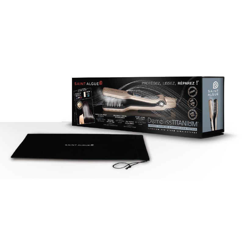 DEMELISS SAINT ALGUE TITANIUM GOLD DIGITAL STEAM STRAIGHTENER 230oC