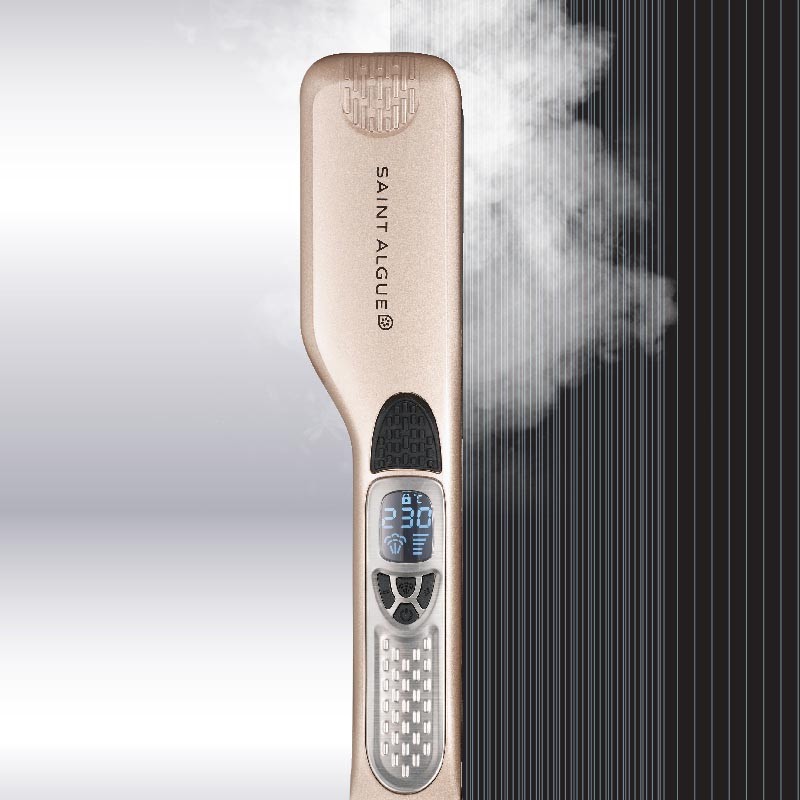 DEMELISS SAINT ALGUE TITANIUM GOLD DIGITAL STEAM STRAIGHTENER 230oC
