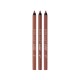 ERRE DUE THE KISS CODE BROWN/NUDES SILKY PREMIOUM LIP N.520(COOKIE)-N.519(MUFFIN)-N.518(SKIN)