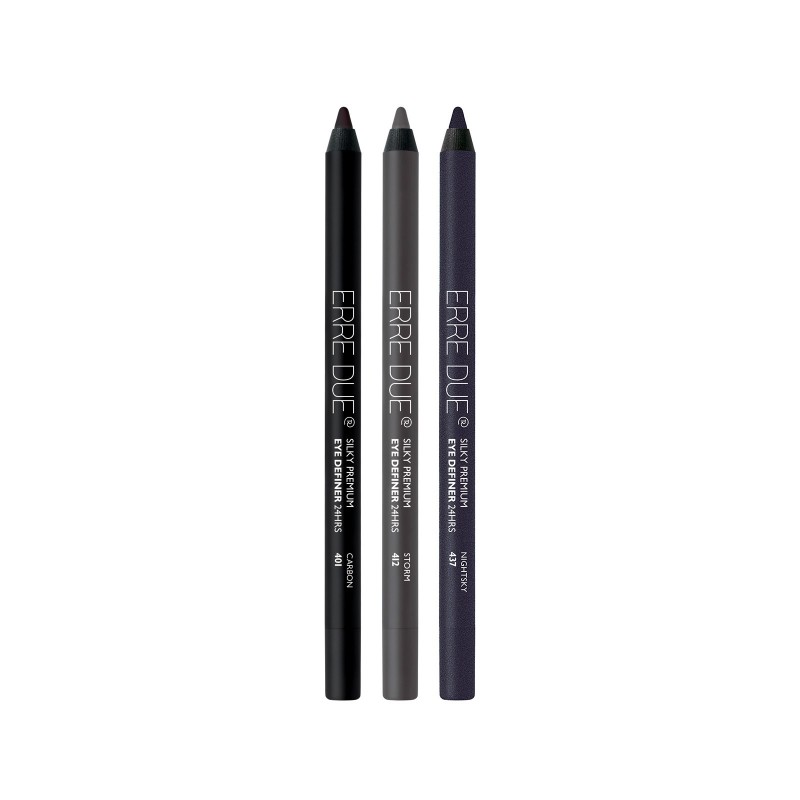 ERRE DUE SET EYE AM READY BLACK SILKY PREMIOUM EYE N.437(NIGHTSKY)-N.412(STORM)-N.401(CARBON)