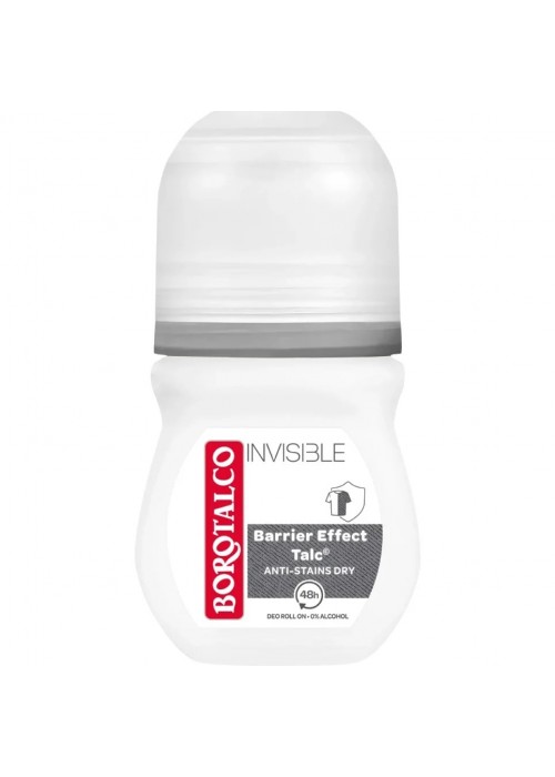 BOROTALCO ROLLON ΑΠΟΣΜΗΤΙΚΟ INVISIBLE 50ML
