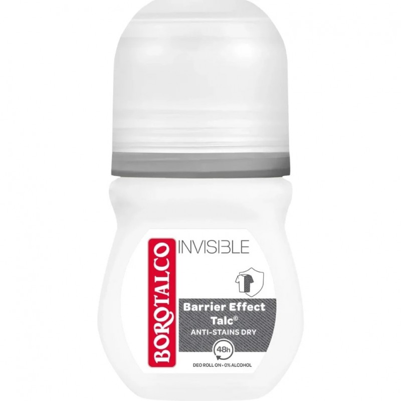 BOROTALCO ROLLON ΑΠΟΣΜΗΤΙΚΟ INVISIBLE 50ML