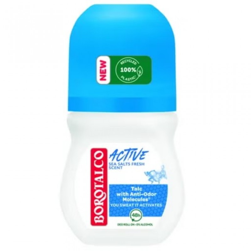 BOROTALCO ROLLON ΑΠΟΣΜΗΤΙΚΟ ACTIVE SEA SALTS FRESH 50ML