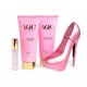 AQC LADY SECRET PINK EDT 100ML-BODY LOTION 120ML-SHOWER GEL 120ML-EDT 15ML