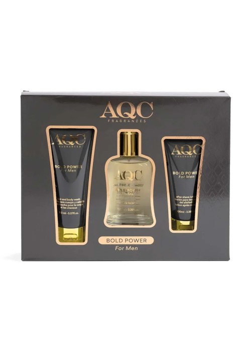 AQC TIMELESS BOLD POWER EDT 100ML-SHOWER GEL 150ML- AFTER SHAVE 100ML